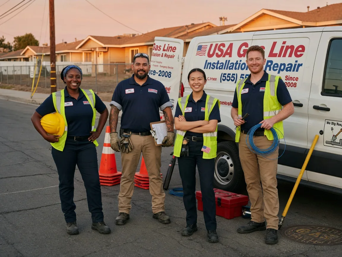 Gas Line Installation company in Villa Grande, CA